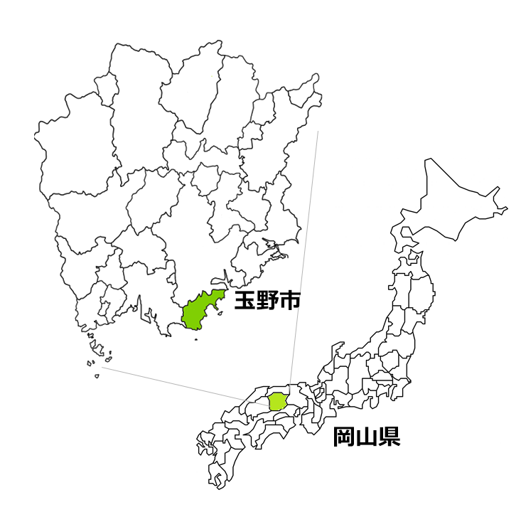 画像：玉野市地図