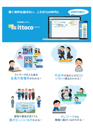 在席管理システムittoco